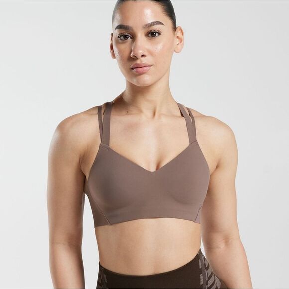 Gymshark Other - Gymshark APEX LIMIT SPORTS BRA Size S Truffle Brown NWT In packaging